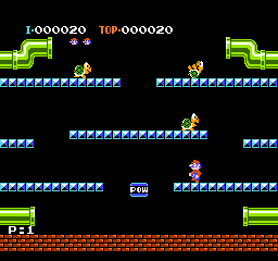 Mario Bros. gameplay screenshot